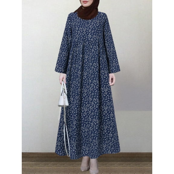 ZANZEA Womens Dresses Casual Maxi Club Party Holiday Long Floral Dress