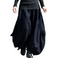 thumbnail image 1 of ZANZEA Womens Pants Vintage Solid Casual Lantern Harem Pants Long Trousers, 1 of 7