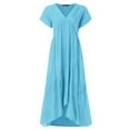 thumbnail image 1 of ZANZEA Womens Sleeveless Casual Party Evening Club Long Maxi Dress, 1 of 5