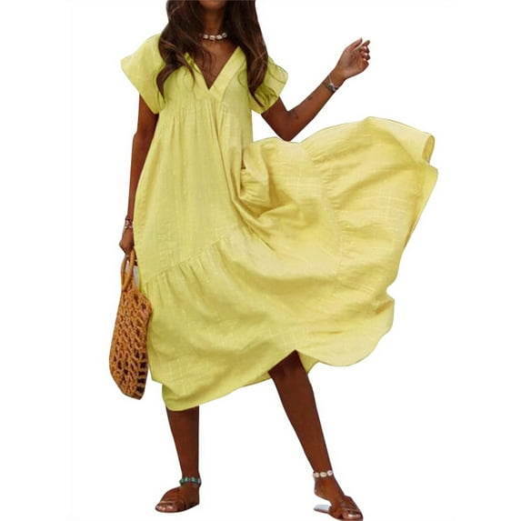 ZANZEA Womens Sleeveless Casual Party Evening Club Long Maxi Dress