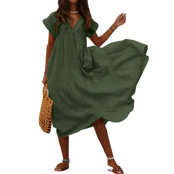 ZANZEA Womens Sleeveless Casual Party Evening Club Long Maxi Dress