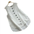 thumbnail image 1 of ZANZEA Womens Sleeveless Flower Print High Low Casual Loose Vest Tops, 1 of 3