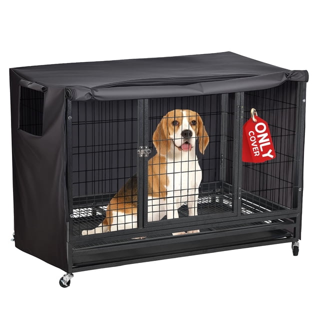 ZAOBAS Dog Crate Cover 38 Inch ATT1Heavy Duty Durable 600D Polyester ...