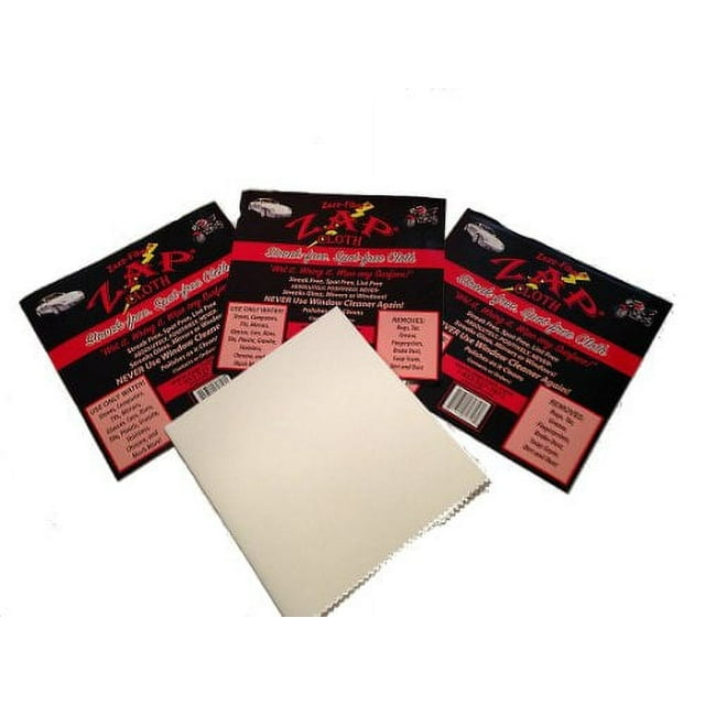 ZAP Cloth Streak Free Cleaning Cloth 3Pack