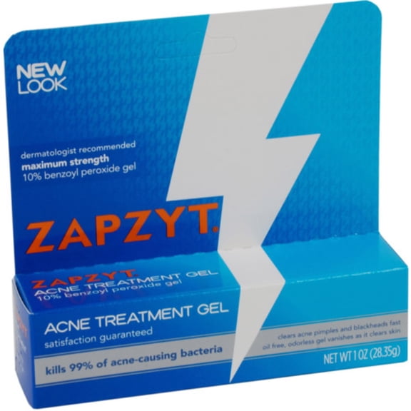 ZAPZYT Acne Gel 1 oz (Pack of 2)
