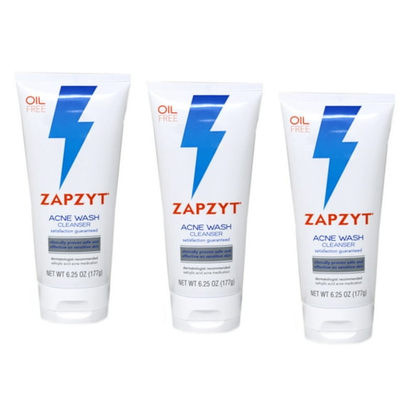 ZAPZYT Acne Wash 6.25 oz (Pack of 3)
