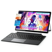 Golzer 15.4in 2 in 1 Laptop Touchscreen Windows 11, 16GB DDR5 RAM 512GB SSD Laptops Convertible Tablet Computer, 4-Core Intel N150 with Tablet Stand 1yr Office 365 Free