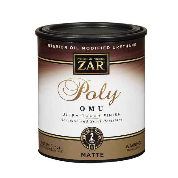 ZAR 36412 OMU Int Modified Urethane Flat Ultra Max Oil, QT, Antique