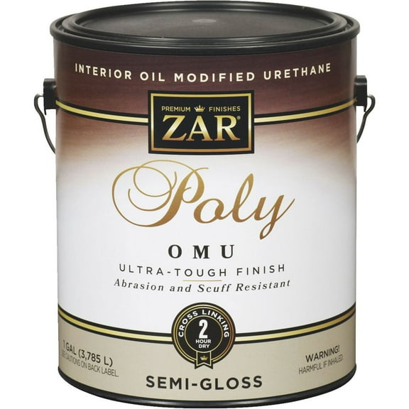 ZAR Oil Based Interior Finish - 1 Gallon - Semi-Gloss - Translucent White