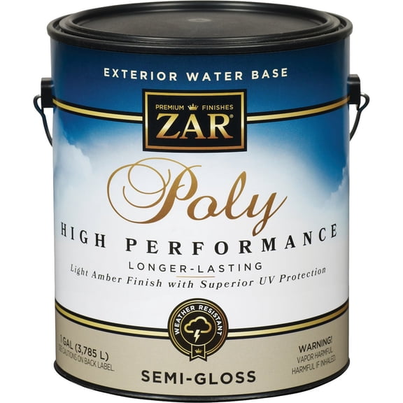 ZAR Semi-Gloss Clear Polyurethane 1 gal.