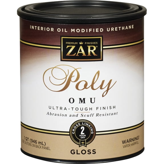 ZAR Ultra Max Gloss Clear Polyurethane 1 qt.