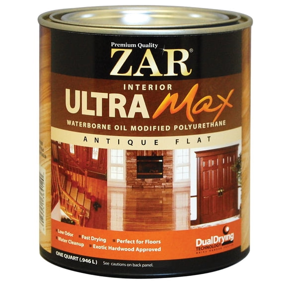 ZAR Ultra Max Matte Clear Polyurethane 1 qt.