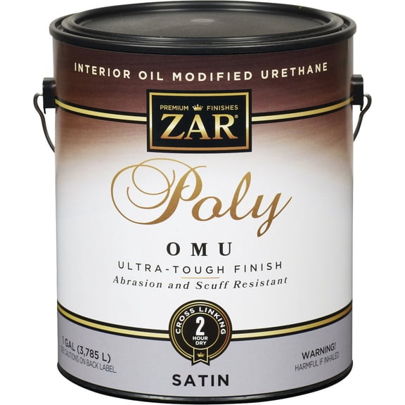 ZAR Ultra Max Satin Clear Polyurethane 1 gal.