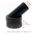 ZAROYEAX 1.25Inch Round Horse Hair Dusting Brush Replace Soft Brush for