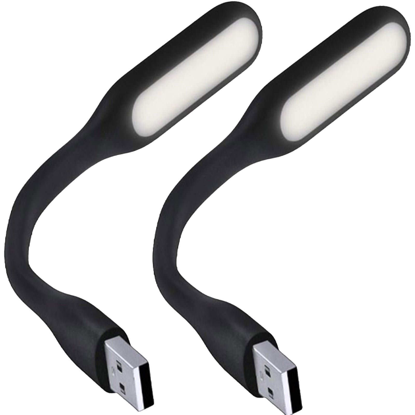 ZAROYEAX 2 Pack Portable Mini USB LED Light Warm White Computer Laptop