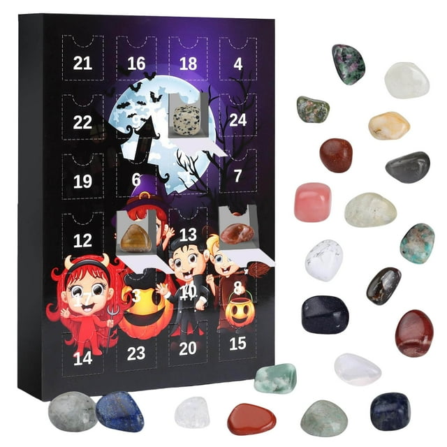 ZAROYEAX 2024 Advent Calendar Natural .Each Opening Holds A Polished