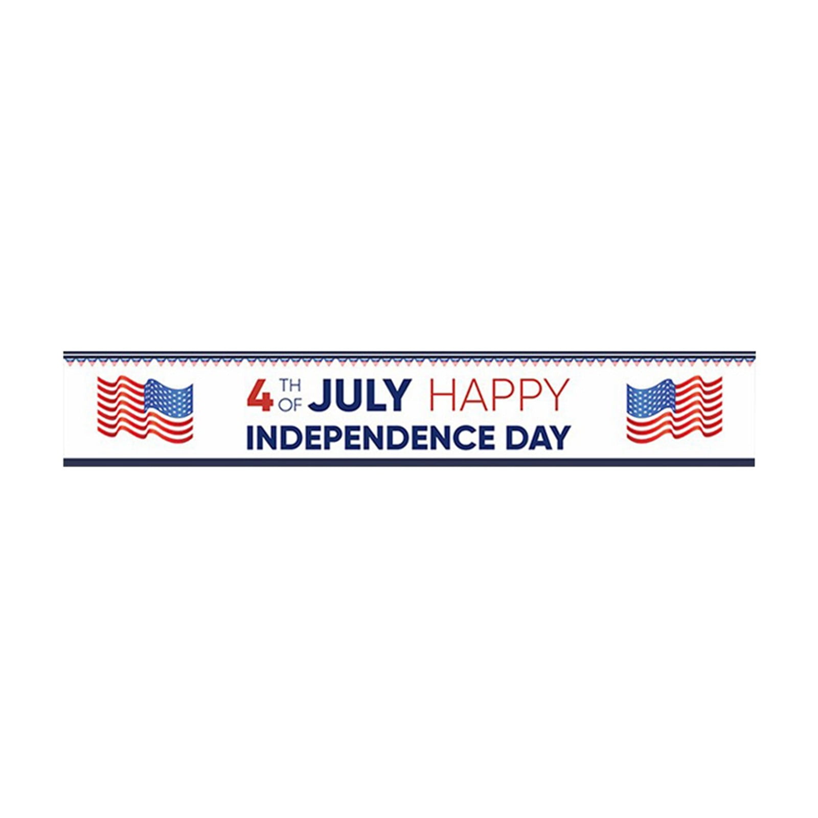 ZAROYEAX 2024 Independence Day Banner Patriotic Indoor/Outdoor Party