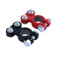 ZAROYEAX 2Pcs Alloy Positive Nagative Car Battery Terminal Clamp Clips