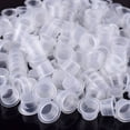 ZAROYEAX 300Pcs Disposable Small Ink Pigment Caps Cups Holders Tattoo
