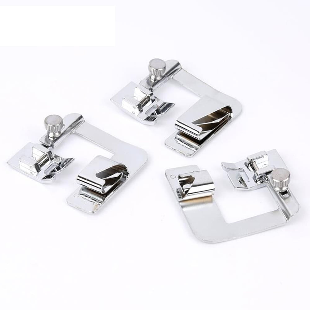 ZAROYEAX 3PCS Rolled Hem Pressure Foot Sewing Machine for Singer