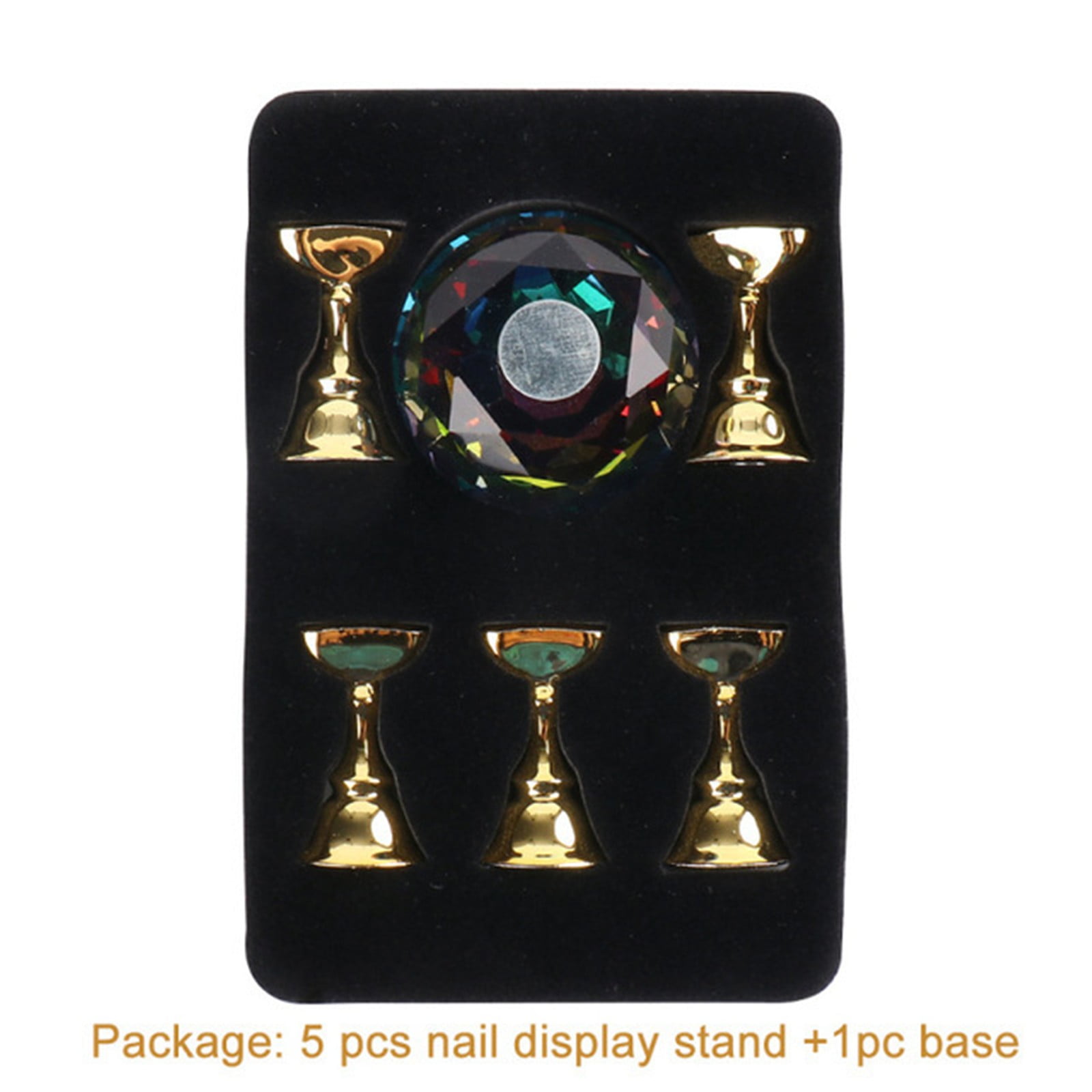 ZAROYEAX Acrylic Nail Art Practice Stands Nail Tips Holders Training