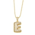 ZAROYEAX Alphabet Necklace A to Z 26 Uppercase Initials Letter Name