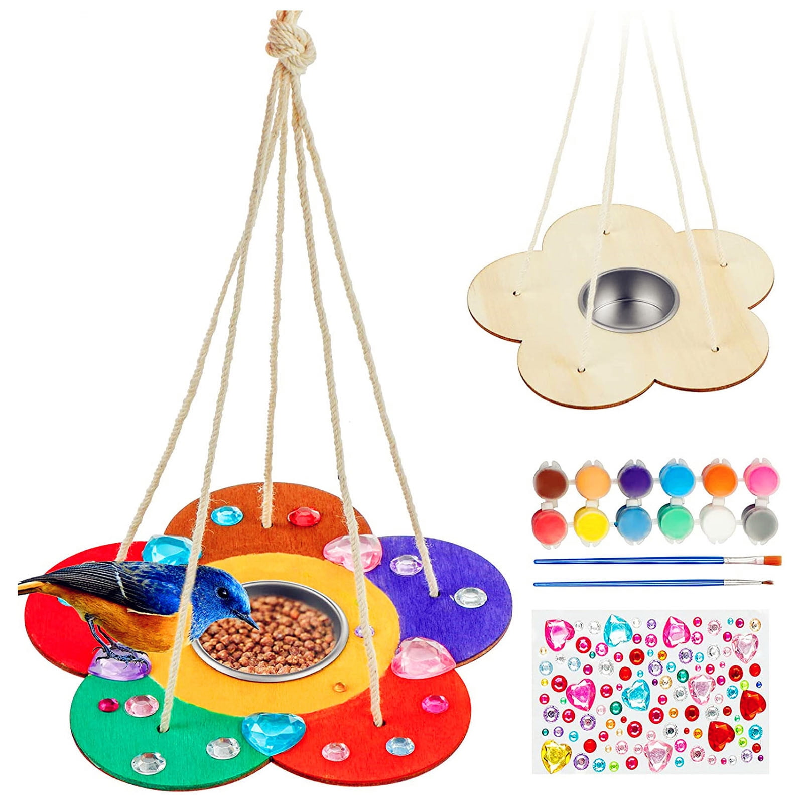 ZAROYEAX Bird Feeder for Wild Birds Capacity Hanging Wild Bird Feeder