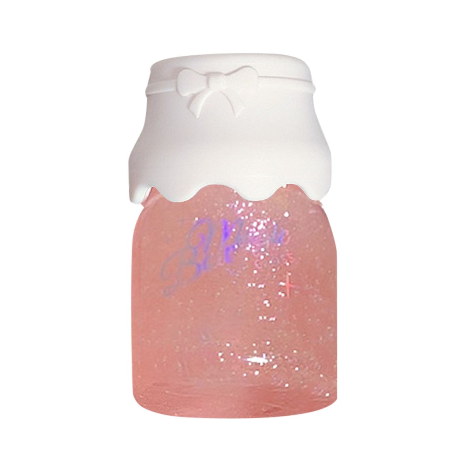 ZAROYEAX Bowknot Milk Jar Lip Balm Moistens and Moisturizes The Skin and The Water Light Band Is