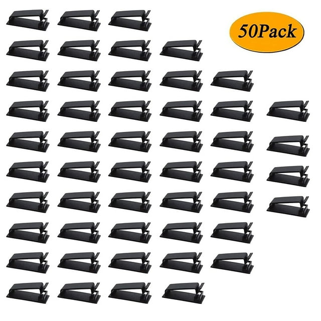 ZAROYEAX Cable Clips Adhesive Tapes Decoration Clips Self Adhesive