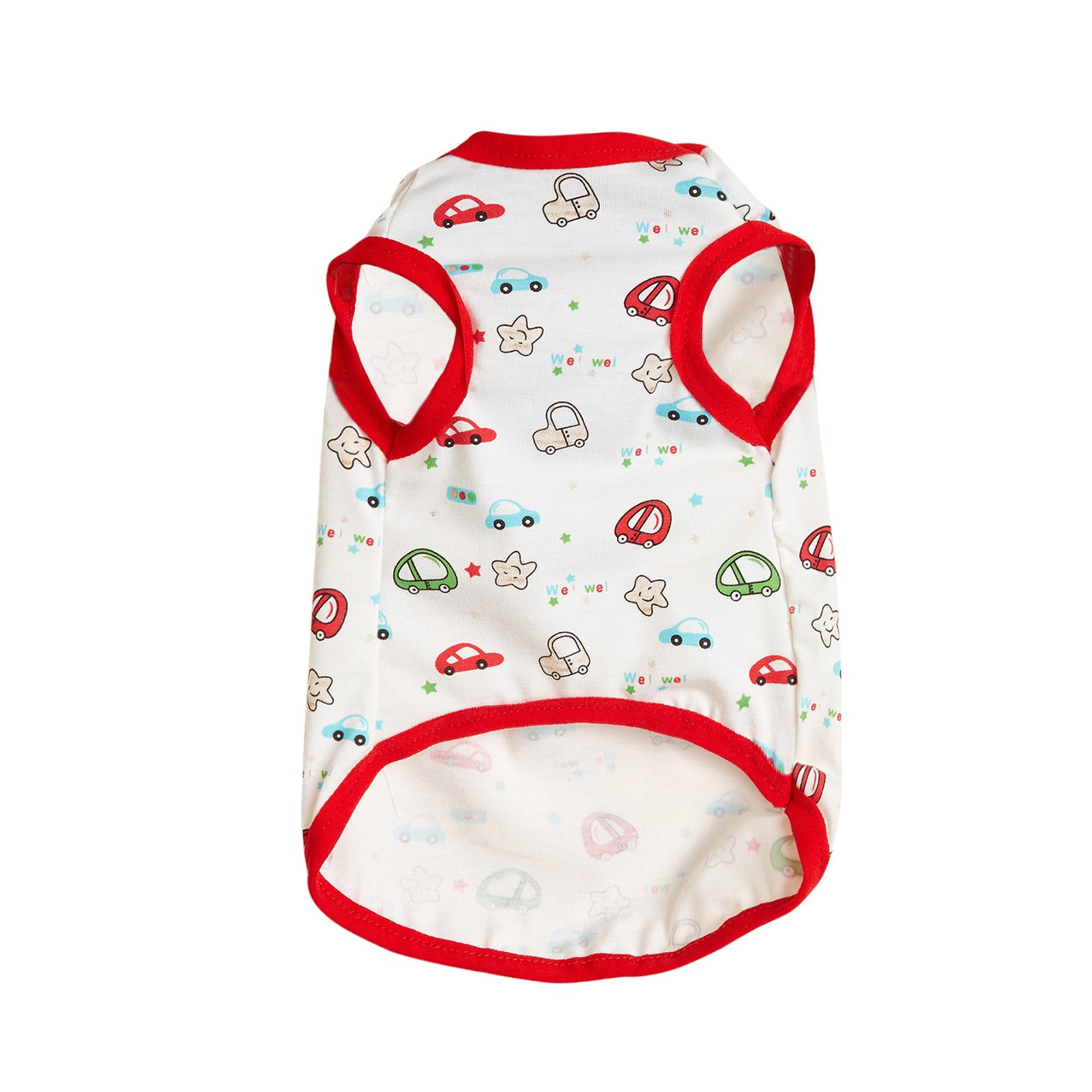 ZAROYEAX Cat Small Dog Pet Tshirt Pattern Full Print Sleeveless Vest