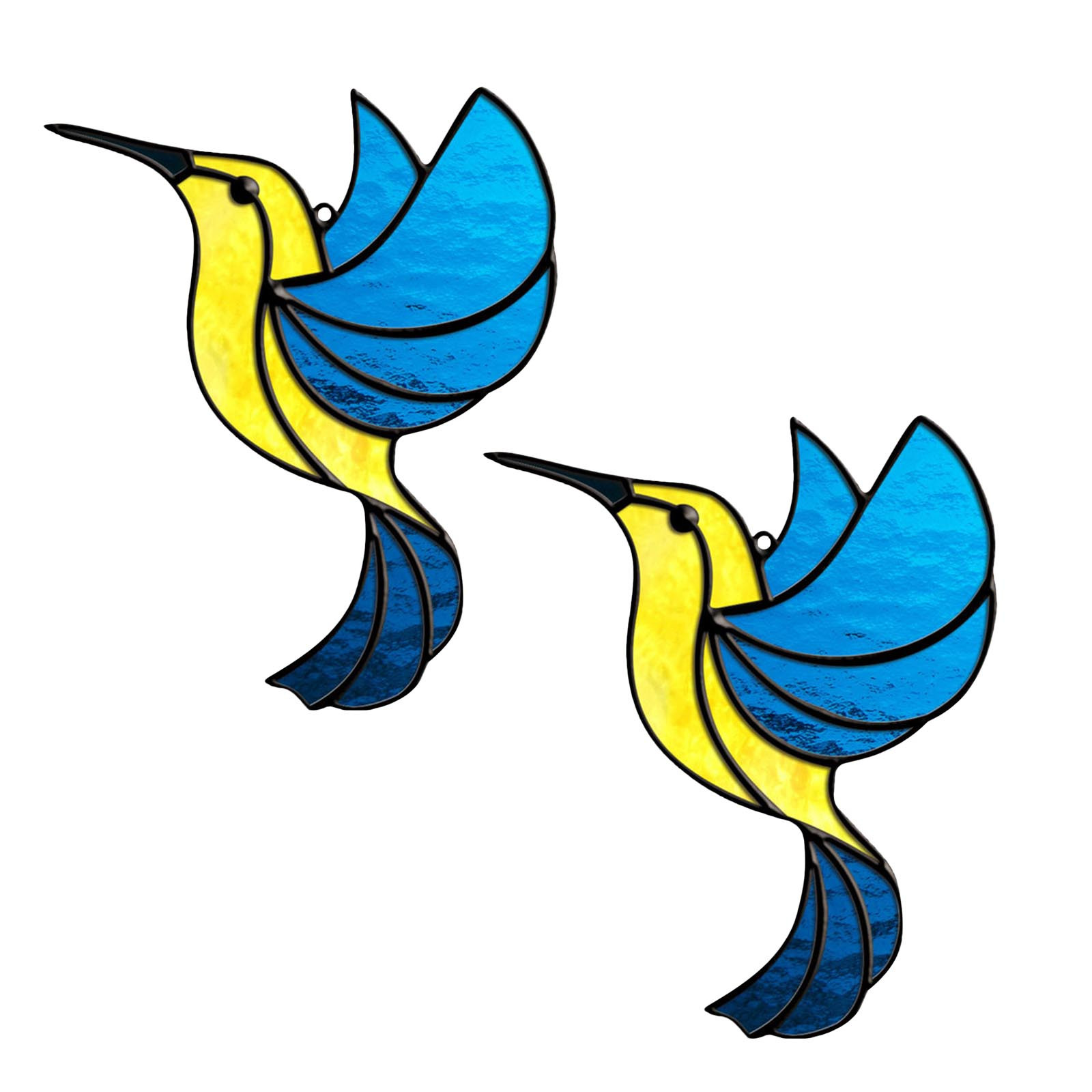 ZAROYEAX Colorful Hummingbird Acrylic Pendant Fun Pendant Gift