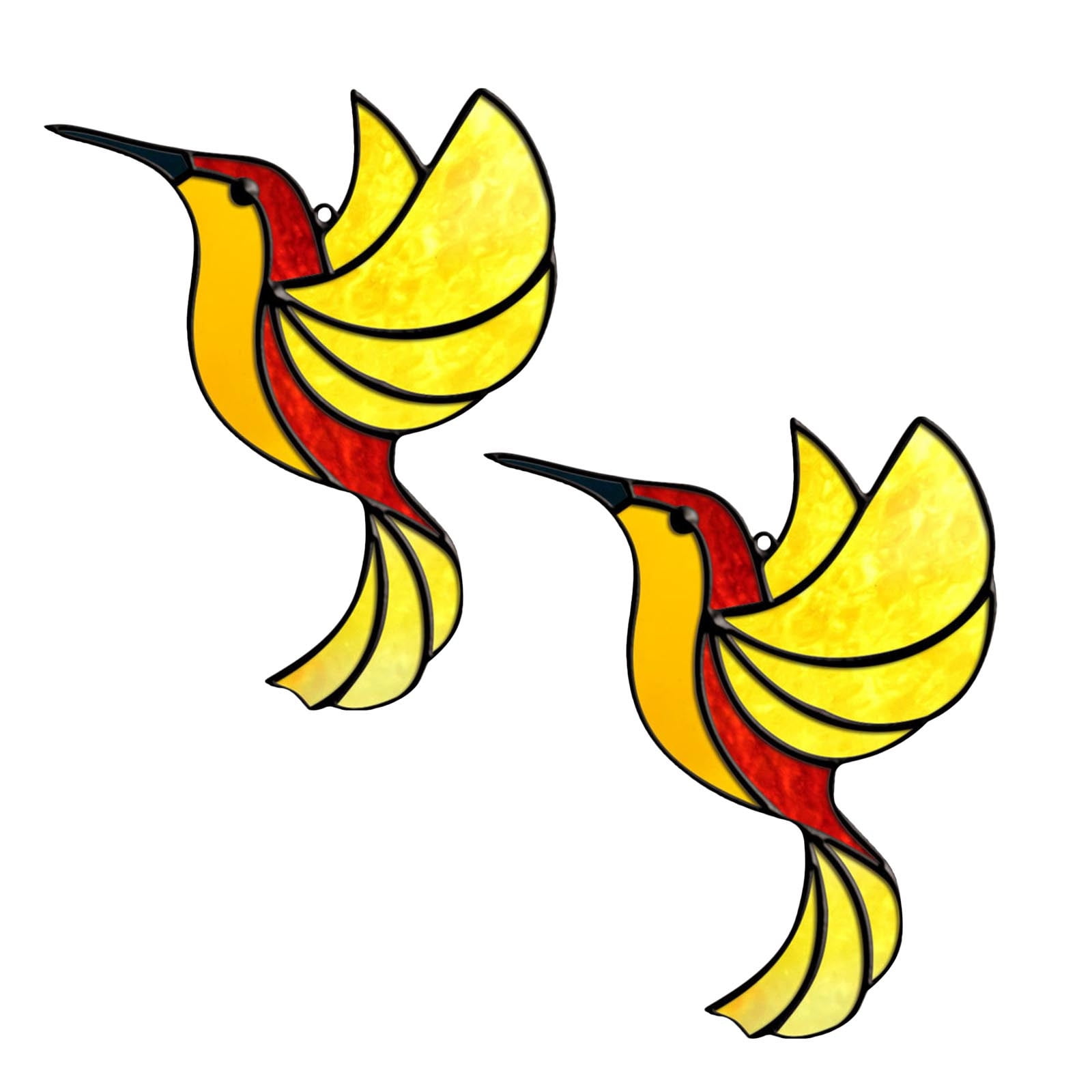 ZAROYEAX Colorful Hummingbird Acrylic Pendant Fun Pendant Gift