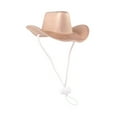 ZAROYEAX Cowboy Hat Outdoor Sun Hood for Dogs Cat 2024 New Dog Cat Hat