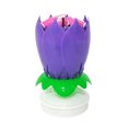 ZAROYEAX Culture Candle Solid Paraffin Colored Flower Shape Flat Bottom
