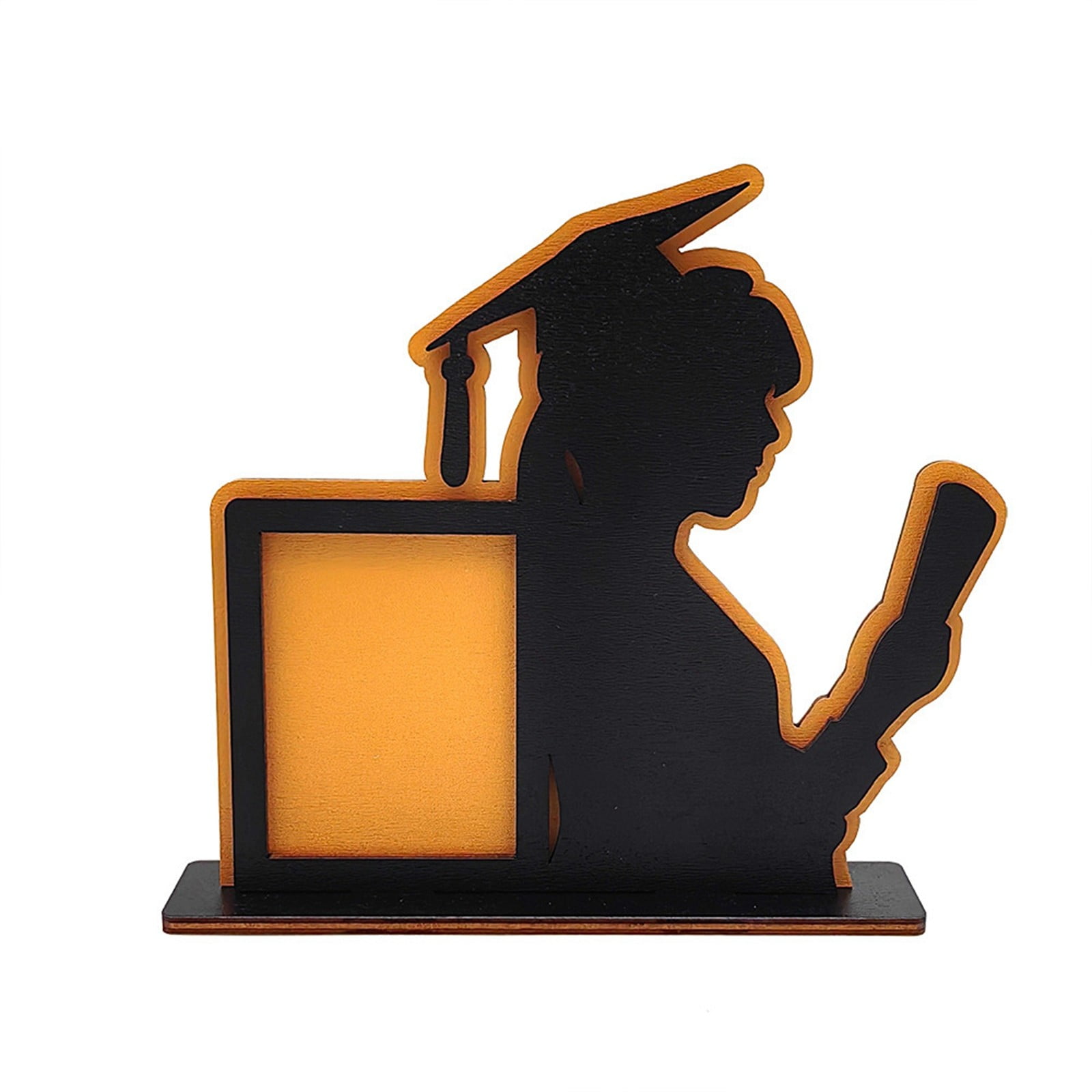 ZAROYEAX DIY Graduation Season Start of School Season 2024 Wooden Photo