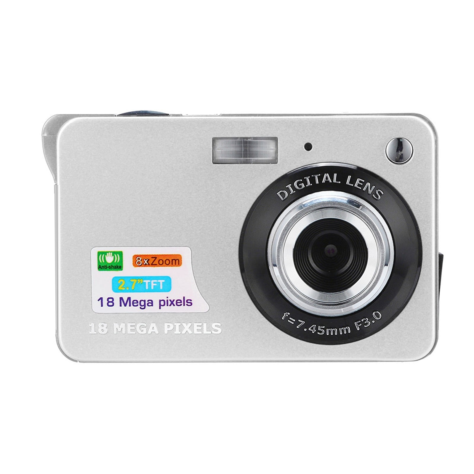 ZAROYEAX Digital Camera 2.7inch 18MP TFT HighDefinition Screen Mini