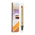 ZAROYEAX Double Ended Eyeshadow Stick Waterproof Glitter Eyeshadow Pen Creamy Eye Shadow