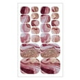 ZAROYEAX Fashion Foot Stickers Nail Stickers Can Tear Nail Foot