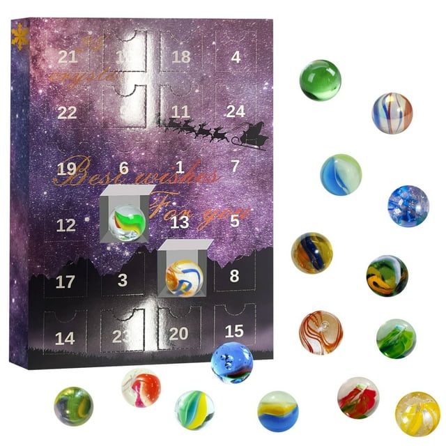 ZAROYEAX Gemstone Advent Calendar 2024 Advent Calendar for Kids with 24