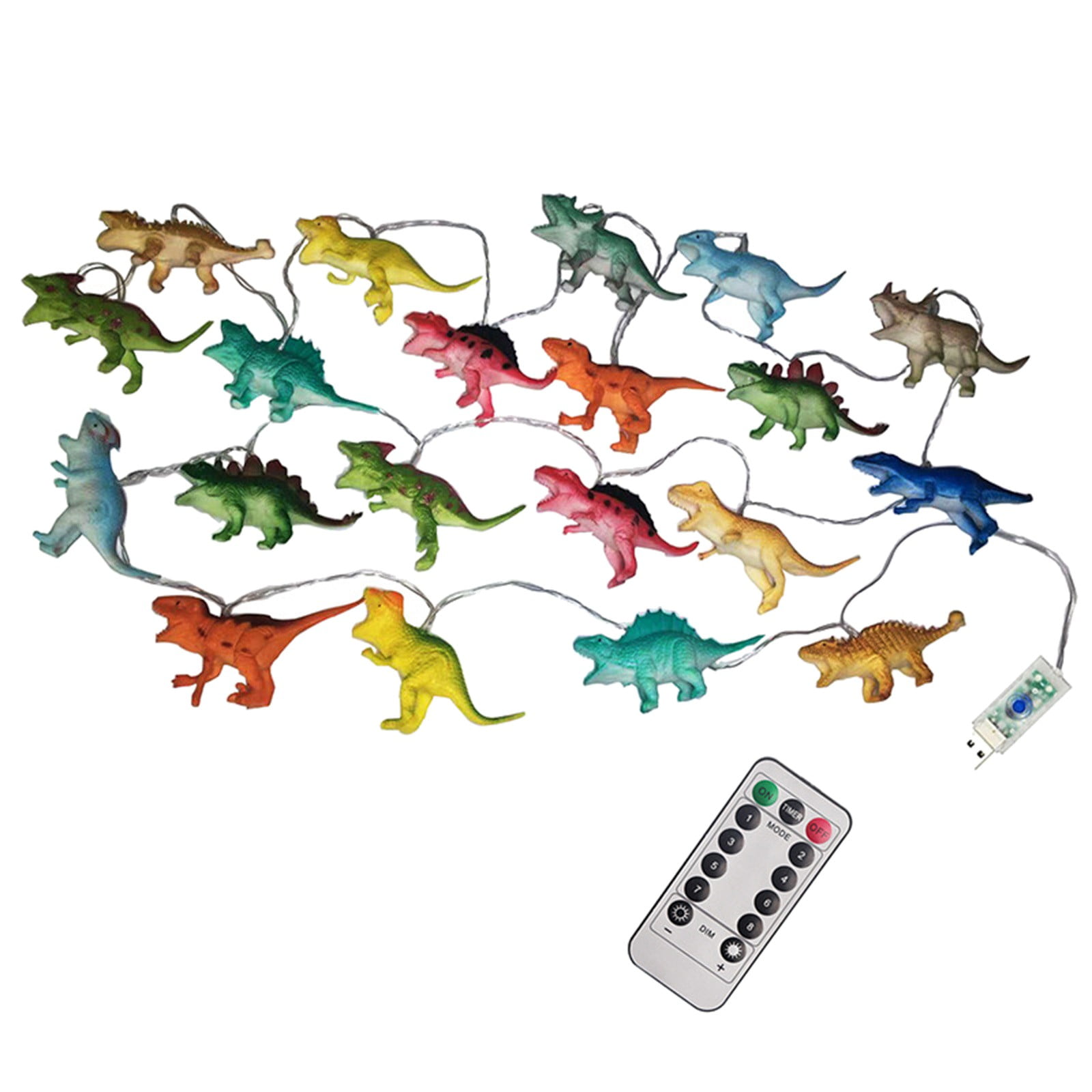 ZAROYEAX Home Furnishing Dinosaur Animal Light String LED Light String Lantern