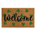 ZAROYEAX Irish Day Floor Mats Holiday Mats Door Mats Polyester