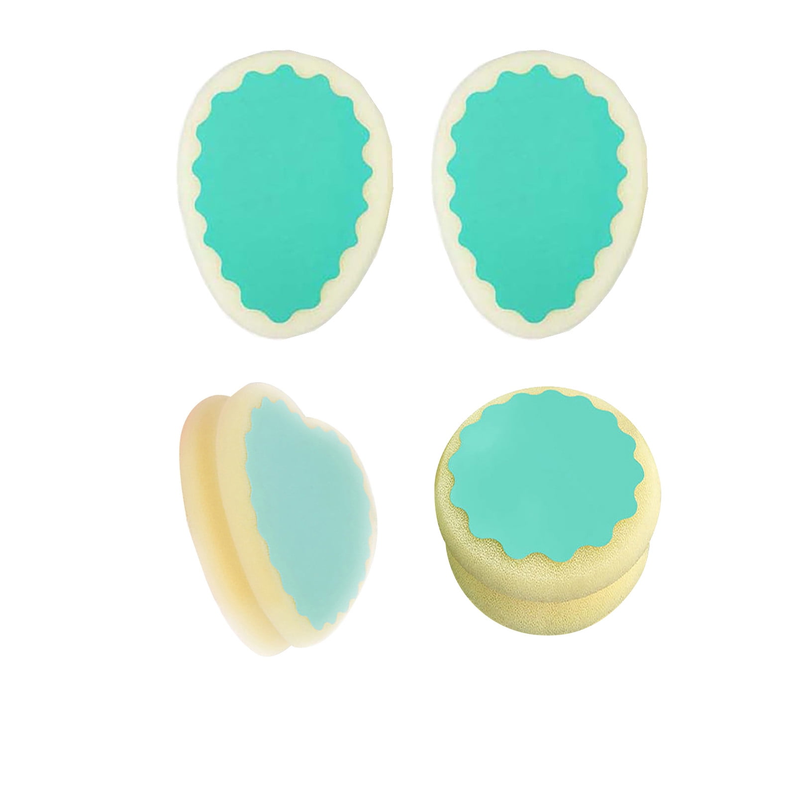 ZAROYEAX Magic Hair Removal Depilation Sponge Pad Remove Hair Remover 4Pc in A Pack