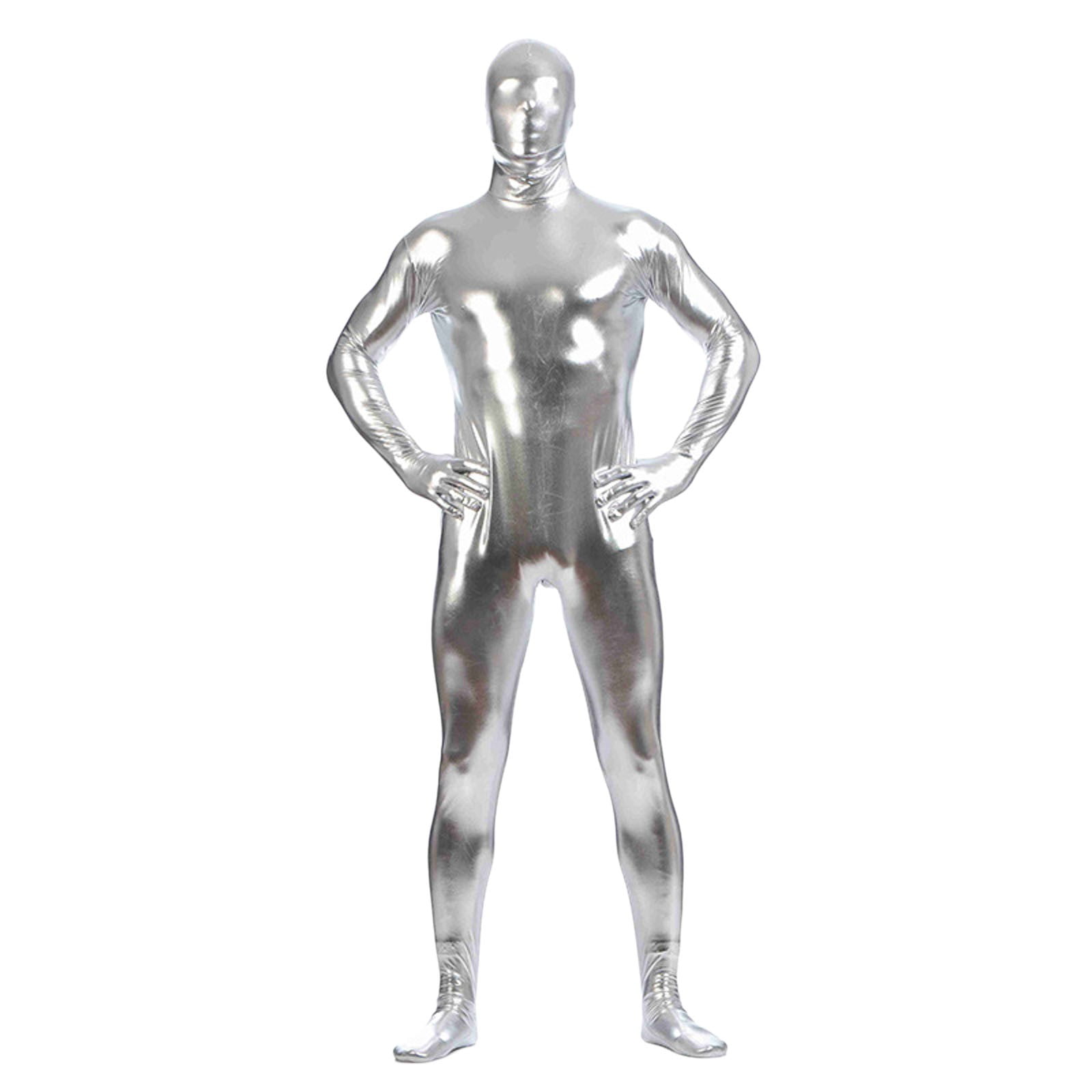 ZAROYEAX Mens Rubberized All Inclusive Tights Solid Color Gelcoat Stage