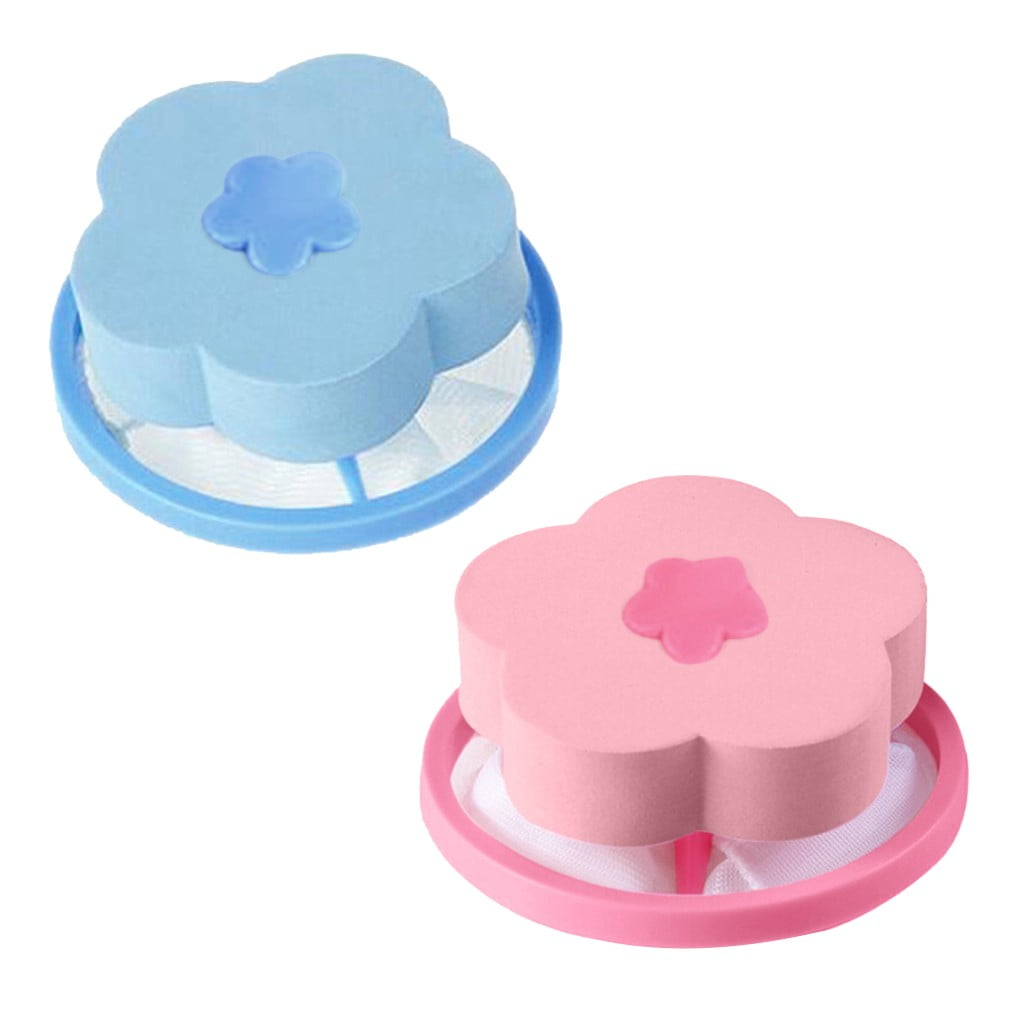 ZAROYEAX Mesh Filtering Hair Removal Floating 2PCS Filter Bag Washer
