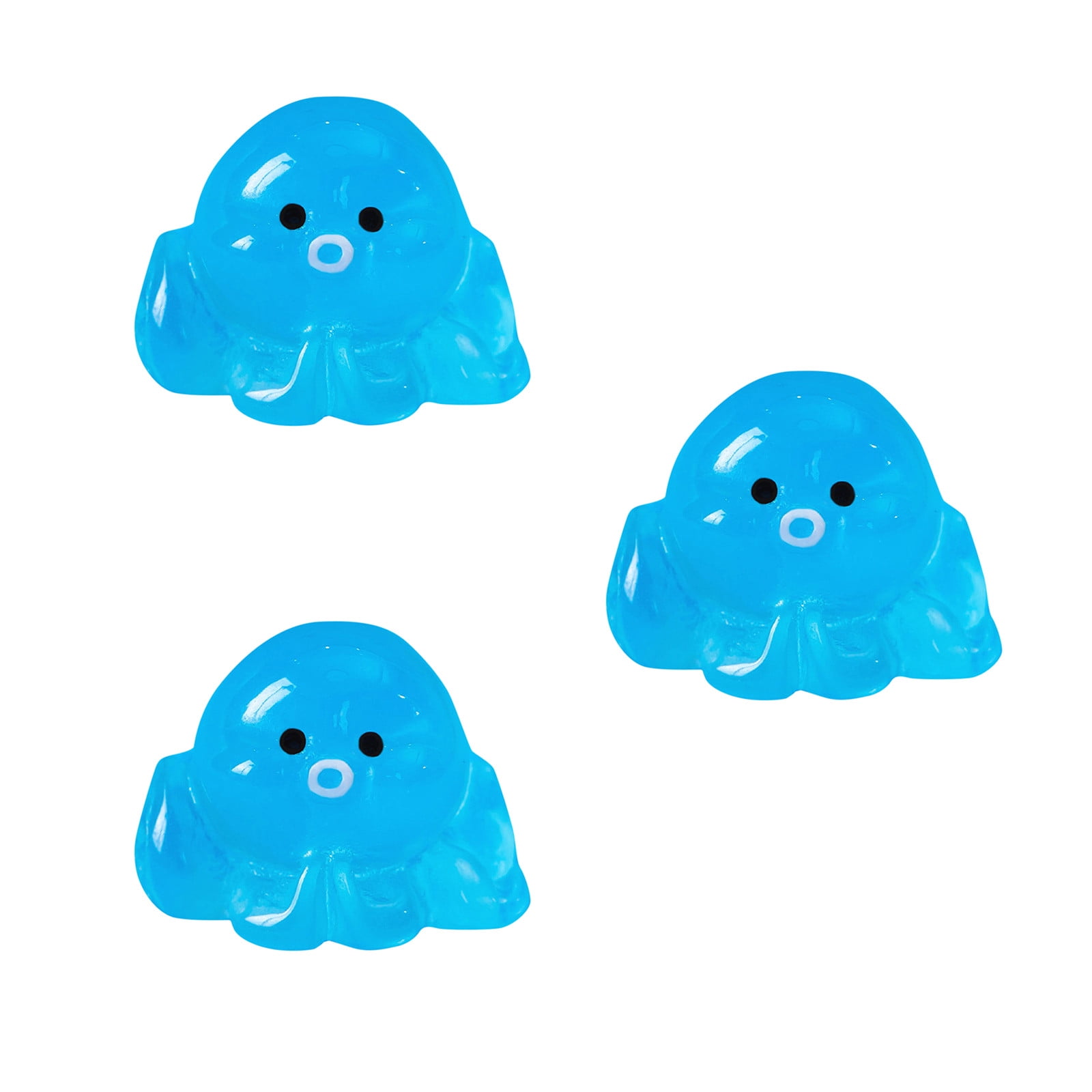 ZAROYEAX Micro Creative Cute Glow in The Dark Small Aquarium Fish Tank