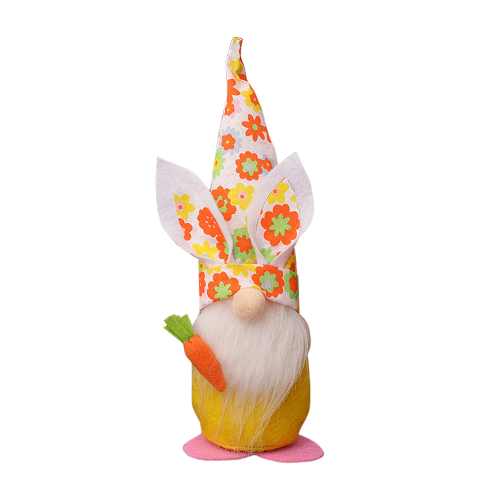 ZAROYEAX New Standing Easter Doll Color Rabbit Ear Tip Hat Standing