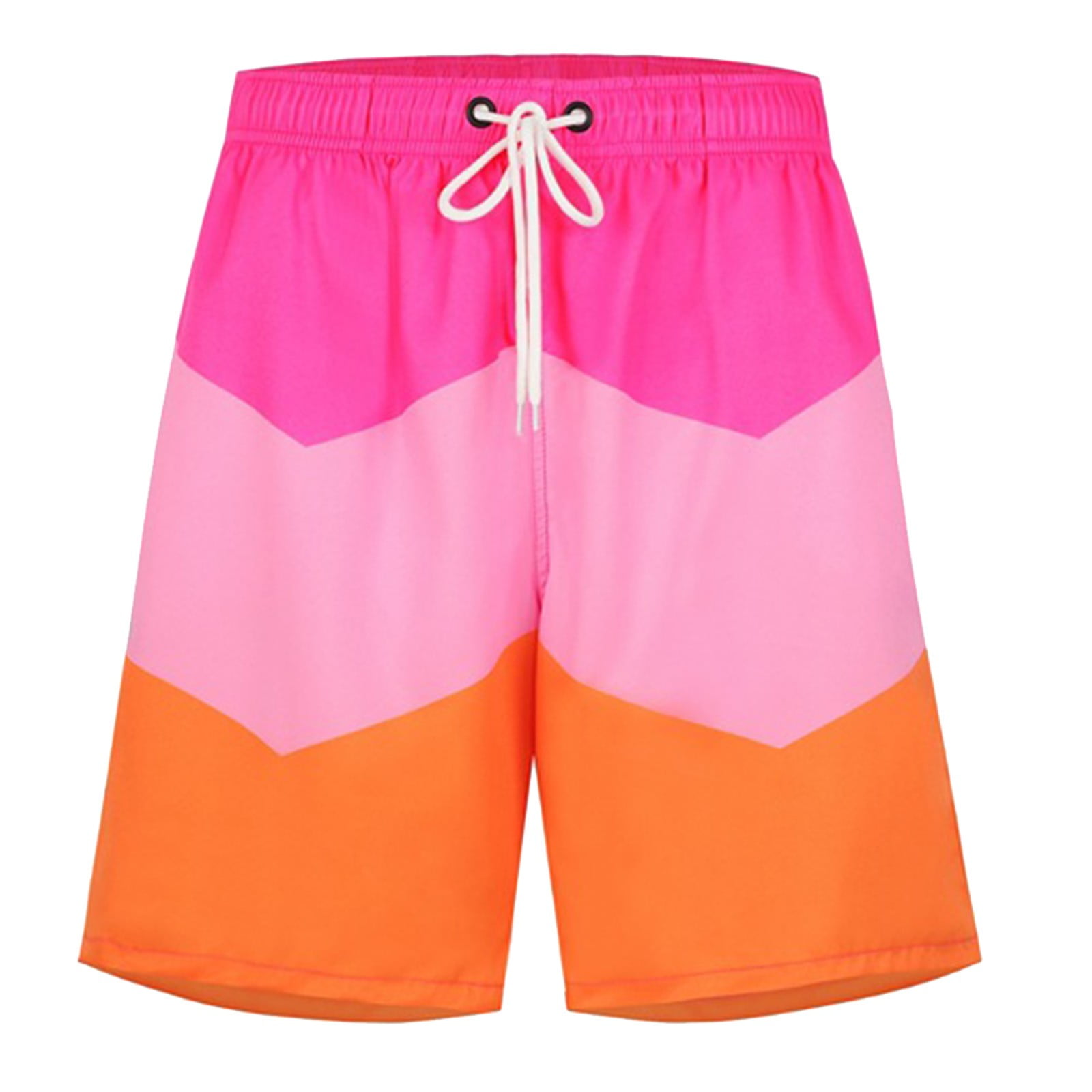 ZAROYEAX Personally Fitted Swimming Trunks Color Blocking Swimsuit