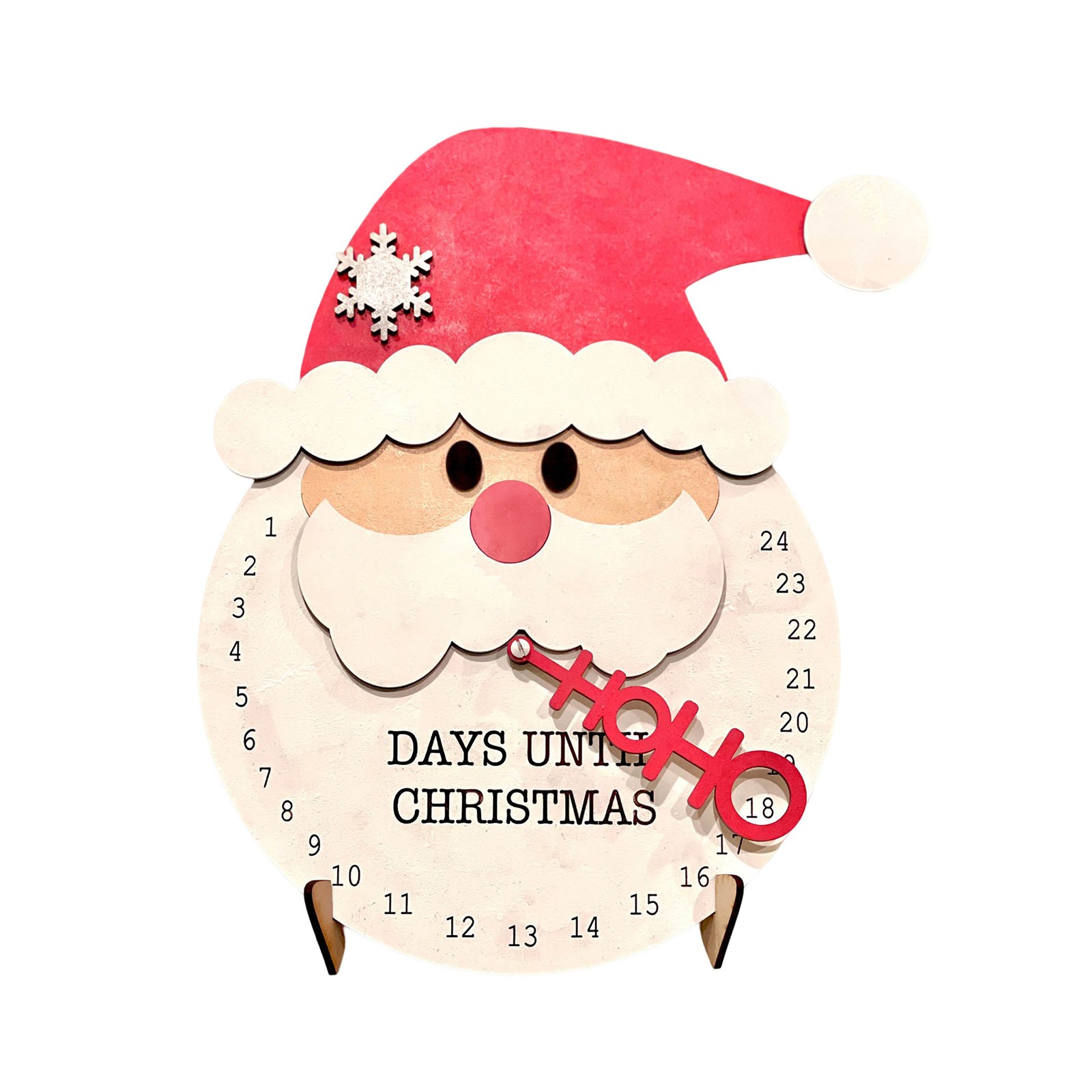 ZAROYEAX Santa Christmas Countdown COLLECTIVE HOME Christmas Decor 2024