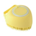 ZAROYEAX Silicone Bath Brush Bath Massage Soft Brush Liquid Filling Baby Adult Scrub Back Brush