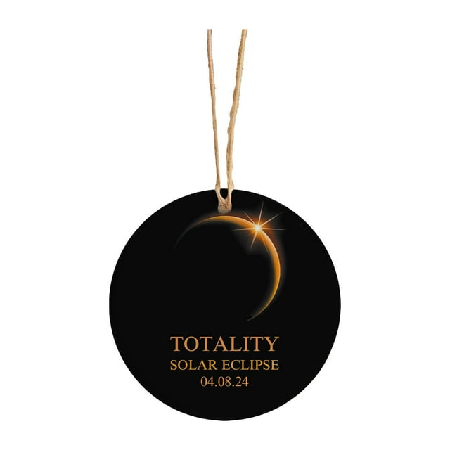 ZAROYEAX Solar 2024 Ornament Total Ornament Keepsake Christmas Tree